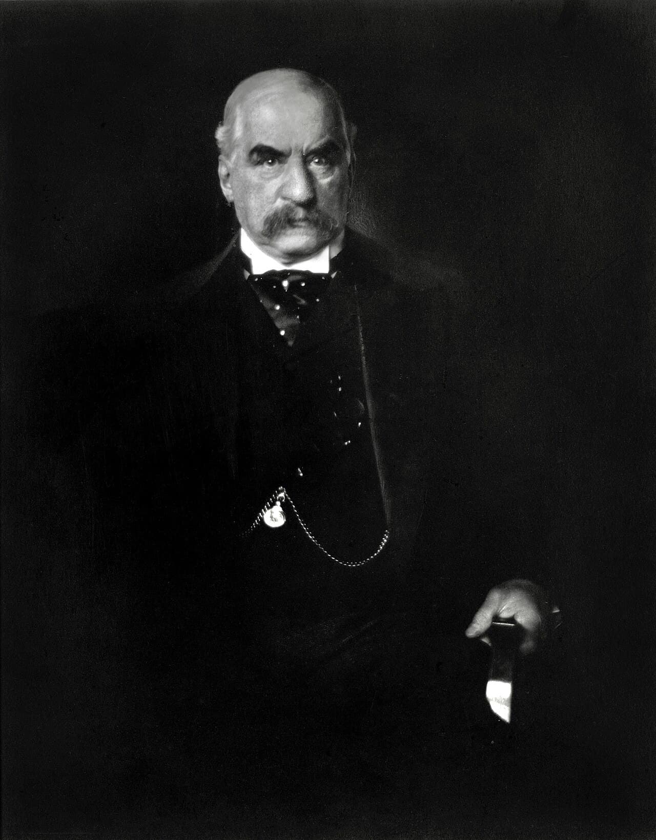 Edward Steichen's 1903 portrait of the financier J.P. Morgan